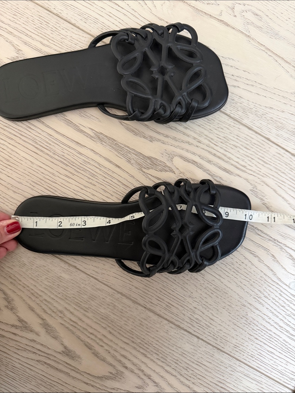 Loewe Black Knotted Puzzle Slide Sandals - Picture 7 of 7